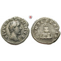 Römische Kaiserzeit, Antoninus Pius, Denar nach 161, ss