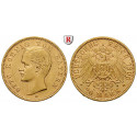 Deutsches Kaiserreich, Bayern, Otto, 20 Mark 1900, D, f.vz/vz-st, J. 200