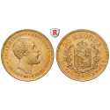 Norwegen, Oskar II., 20 Kroner 1902, 8,1 g fein, vz/vz-st