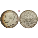 Deutsches Kaiserreich, Hessen, Ernst Ludwig, 3 Mark 1910, A, vz/vz-st, J. 76