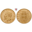 Italien, Königreich, Vittorio Emanuele II., 20 Lire 1878, 5,81 g fein, vz+
