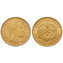 Kolumbien, Republik, 5 Pesos 1924, 7,32 g fein, vz-st