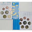 Griechenland, Republik, Euro-Kursmünzensatz 2002, st
