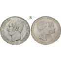 Belgien, Königreich, Leopold I., 5 Francs 1853, vz+