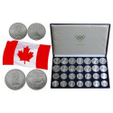 Kanada, Elizabeth II., Satz 1973-1976, 944,06 g fein, st