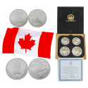 Kanada, Elizabeth II., Satz 1973-1976, 944,06 g fein, PP