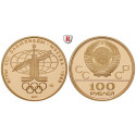 Russland, UdSSR, 100 Rubel 1977, 15,55 g fein, PP