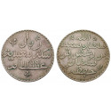 Sansibar, Barghash Ibn Sa'ld, Riyal 1881 (AH1299), ss-vz