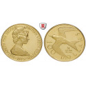 Britisch Virgin Island, Elisabeth II., 100 Dollars 1975, 6,39 g fein, PP
