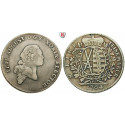 Sachsen, Albertinische Linie, Friedrich August III., Konventionstaler 1764, ss