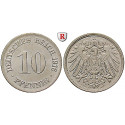 Deutsches Kaiserreich, 10 Pfennig 1896, G, f.ss, J. 13