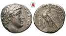 Syrien, Königreich der Seleukiden, Demetrios II., 2. Regierung, Tetradrachme Jahr 184 = 129-128 v.Chr., ss+/ss