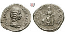 Römische Kaiserzeit, Julia Domna, Frau des Septimius Severus, Denar 196-211, ss+