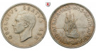 Südafrika, George VI., 5 Shillings 1952, 14,14 g fein, vz