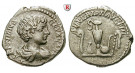 Römische Kaiserzeit, Geta, Caesar, Denar 198-200, ss+