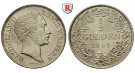 Bayern, Königreich, Maximilian II., 1/2 Gulden 1859, ss-vz
