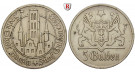 Nebengebiete, Danzig, 5 Gulden 1923, Marienkirche, ss+, J. D9
