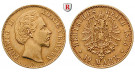 Deutsches Kaiserreich, Bayern, Ludwig II., 10 Mark 1875, D, ss-vz, J. 196