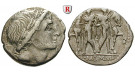 Römische Republik, L. Memmius, Denar 109-108 v.Chr., ss
