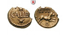 Britannien, Atrebates und Regni, Eppillus, 1/4 Stater 20 v.Chr. - 1 n.Chr., ss-vz
