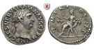 Römische Kaiserzeit, Traianus, Denar 98-99, ss+