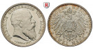 Deutsches Kaiserreich, Baden, Friedrich I., 2 Mark 1907, Auf den Tod, G, vz+, J. 36