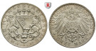 Deutsches Kaiserreich, Bremen, 2 Mark 1904, J, vz-st, J. 59