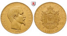 Frankreich, Napoleon III., 50 Francs 1856, 14,52 g fein, ss-vz