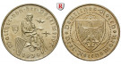 Weimarer Republik, 3 Reichsmark 1930, Vogelweide, D, vz, J. 344