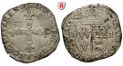 Frankreich, Henri IV., 1/4 Ecu de Béarn 1606, ss