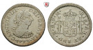 Mexiko, Carlos III., 1/2 Real 1773, ss+