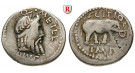 Römische Republik, Q. Caecilius Metellus, Denar 47-46 v.Chr., f.ss