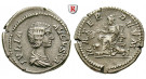 Römische Kaiserzeit, Julia Domna, Frau des Septimius Severus, Denar 198, ss+