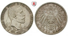 Deutsches Kaiserreich, Schwarzburg-Sondershausen, Karl Günther, 2 Mark 1905, ss-vz/vz, J. 169a