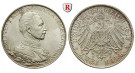 Deutsches Kaiserreich, Preussen, Wilhelm II., 2 Mark 1913, Regierungsjubiläum, A, vz/vz-st, J. 111
