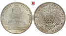 Deutsches Kaiserreich, Sachsen, Friedrich August III., 3 Mark 1913, Völkerschlacht, E, vz/vz-st, J. 140