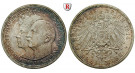 Deutsches Kaiserreich, Anhalt, Friedrich II., 3 Mark 1914, Silberhochzeit, A, vz-st, J. 24