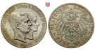 Deutsches Kaiserreich, Braunschweig, Ernst August, 5 Mark 1915, Ohne Lüneburg, A, vz/vz-st, J. 56