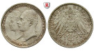 Deutsches Kaiserreich, Mecklenburg-Schwerin, Friedrich Franz IV., 2 Mark 1904, Hochzeit, A, vz-st, J. 86