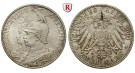 Deutsches Kaiserreich, Preussen, Wilhelm II., 2 Mark 1901, 200 Jahre Königreich, A, f.st, J. 105