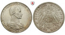 Deutsches Kaiserreich, Preussen, Wilhelm II., 3 Mark 1913, Regierungsjubiläum, A, vz/vz-st, J. 112