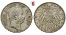 Deutsches Kaiserreich, Sachsen, Georg, 2 Mark 1904, Auf den Tod, E, vz-st, J. 132