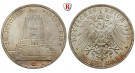 Deutsches Kaiserreich, Sachsen, Friedrich August III., 3 Mark 1913, Völkerschlacht, E, vz+/st, J. 140