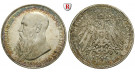 Deutsches Kaiserreich, Sachsen-Meiningen, Georg II., 3 Mark 1915, Auf den Tod, D, vz-st, J. 155