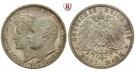 Deutsches Kaiserreich, Sachsen-Weimar-Eisenach, Wilhelm Ernst, 3 Mark 1910, Hochzeit mit Feodora, A, vz-st/vz, J. 162