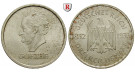 Weimarer Republik, 3 Reichsmark 1932, Goethe, A, vz+, J. 350