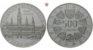 Österreich, 2. Republik, 500 Schilling 1983-1998, 22,2 g fein, vz