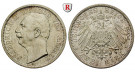 Deutsches Kaiserreich, Anhalt, Friedrich II., 2 Mark 1904, Zum Regierungsantritt, A, vz/vz-st, J. 22