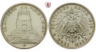 Deutsches Kaiserreich, Sachsen, Friedrich August III., 3 Mark 1913, Völkerschlacht, E, vz/vz-st, J. 140