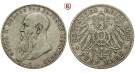 Deutsches Kaiserreich, Sachsen-Meiningen, Georg II., 5 Mark 1902, Bart berührt den Perlkreis, D, ss, J. 153a